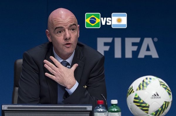 Canni İnfantino Braziliya – Argentina oyunu barədə: “Bu, ağılsızlıqdır”